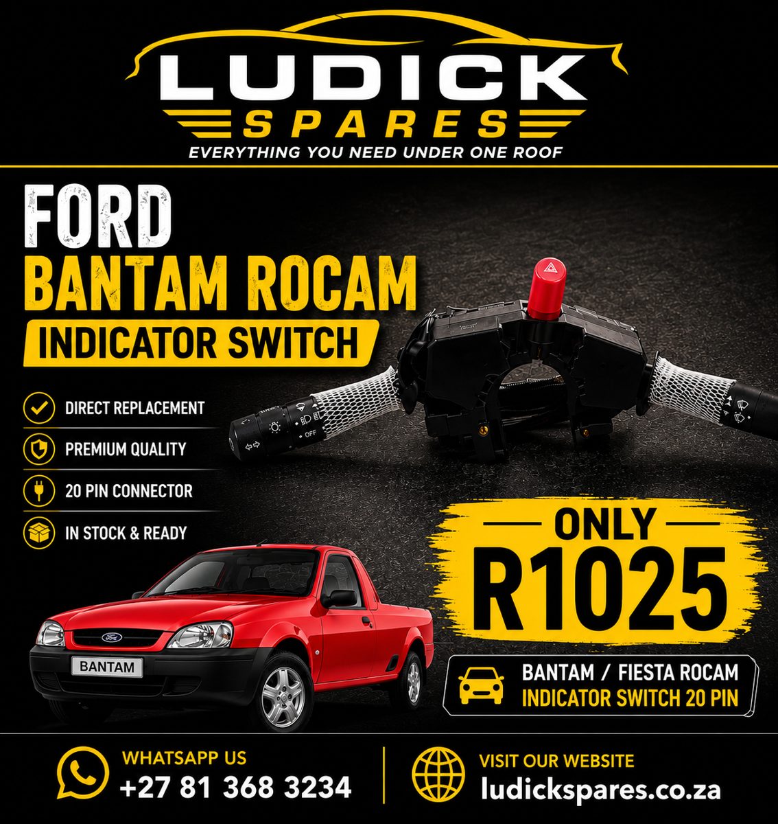 Ford Bantam Rocam Indicator Switch 20 Pin